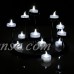 AGPtek Lot 24 Battery Operated LED Cool White Tea Light Candle Flashing For Festival  Occasions   